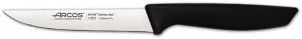 Arcos Knife Set Of 6. 4 Inch Nitrum Stainless Steel Blade. Professional Knife For Peeling Fruits And Vegetable. Ergonomic Polyoxymethylene Handle. Series Universal. Black Color