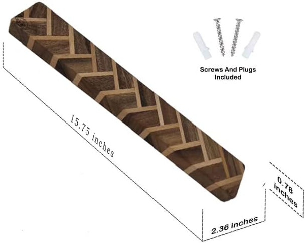 Magnetic Knife Strips Walnut & Cherry Wood Grain Finish Use As Knife Holder Knife Rack Knife Strip Powerful Magneti Kitchen Knife Holder And Tool Holder Knife Magnet Strip