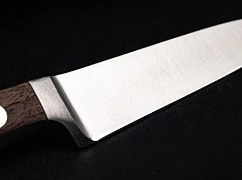 Boker Heritage 3.5 Inch Paring Kitchen Knife Flat Cut Forged Stainless Steel Classic Design Made In Germany (Black Pom)