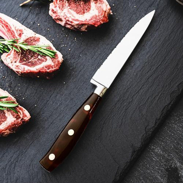 Bon Chef S950 Modena Steak Knives Set Of 12 (Black)