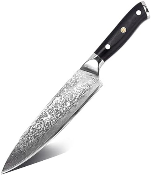 8 Inch Japanese Steel Damascus Kitchen Knife Professional Sharp High Carbon Kitchen Utility Knife 8 Inch Japanese Steel Damascus Kitchen Knife Professional Sharp High Carbon Kitchen Utility Knife