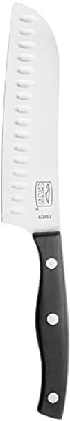 Chicago Cutlery 4-1/2-Inch Steakhouse Knife Set Of 4 4-Piece Steak Knife Set With Wooden Handles And Sharp Stainless Steel Blades