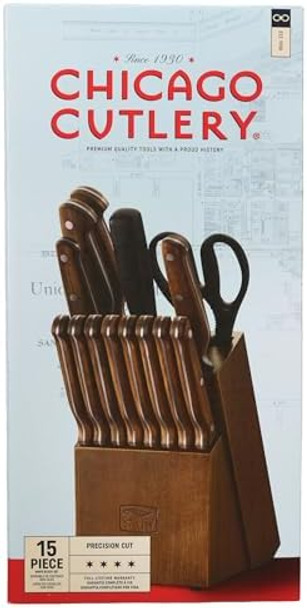Chicago Cutlery 1134513 Precision Cut Kitchen Knife Set