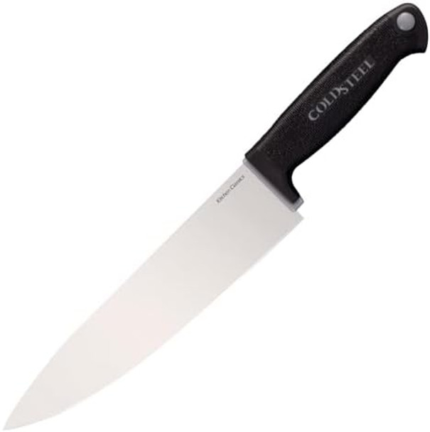 Cold Steel Kitchen Classics Series Chef'S Knife German 4116 Stainless Cryo Quenched Fixed Blade Drop Point Knife Overall Length - 13"