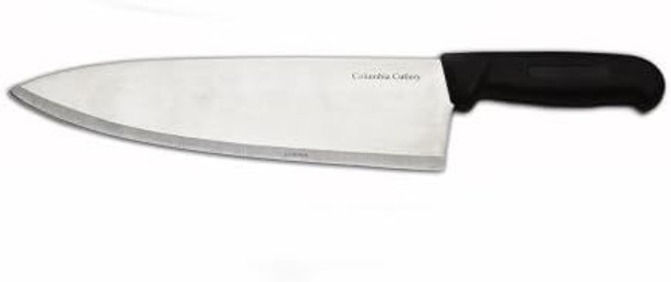 10" Columbia Cutlery Commercial Chef Knife Black Handle