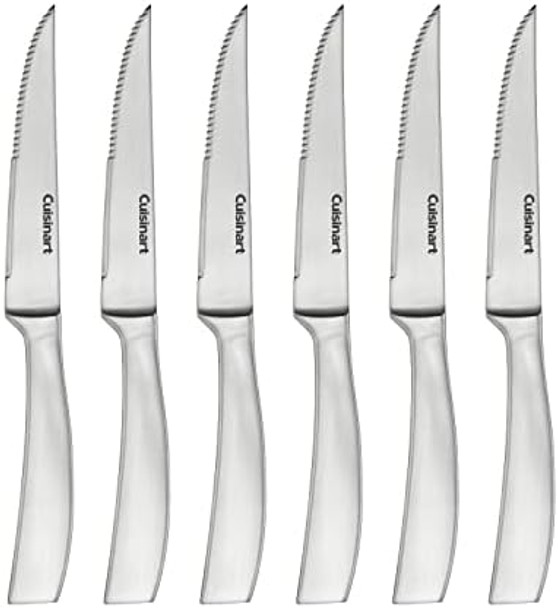 Cuisinart Forged Stainless Steel Premium Steak Knives 6 -Piece Set