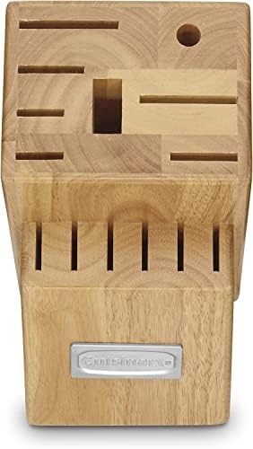 Cuisinart Block Knife Set 15Pc Cutlery Knife Set With Steel Blades For Precise Cutting Lightweight Stainless Steel Durable & Dishwasher Safe C99Ss-15P