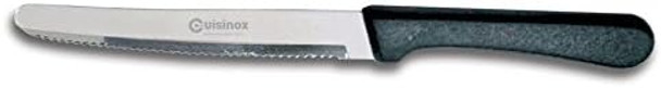 Cuisinox Steak Knives Set Of 4 Black Polypropylene Handle With Rounded Tip