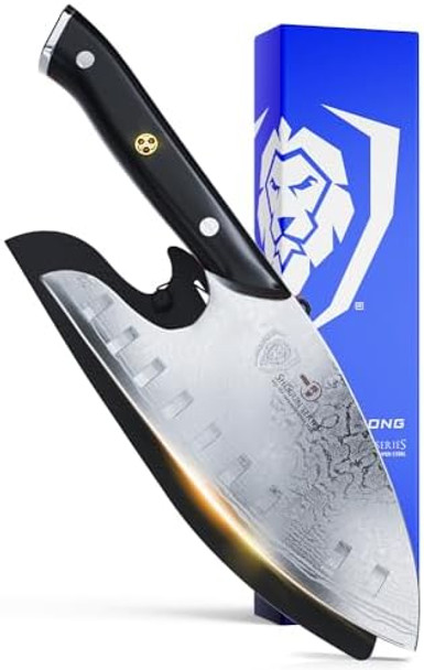Dalstrong Guardian Chef Knife - 8 Inch - Shogun Series Elite - Ergonomic Design - Limits Fatigue - Japanese Aus-10V Super Steel Kitchen Knife - G10 Handle Cooking Chef'S Knife - W/Sheath