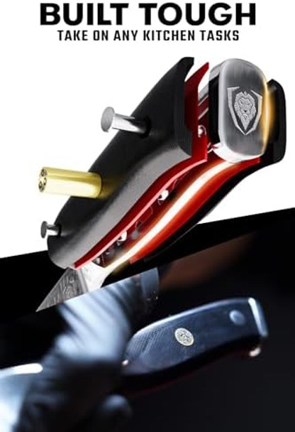 Dalstrong Guardian Chef Knife - 8 Inch - Shogun Series Elite - Ergonomic Design - Limits Fatigue - Japanese Aus-10V Super Steel Kitchen Knife - G10 Handle Cooking Chef'S Knife - W/Sheath