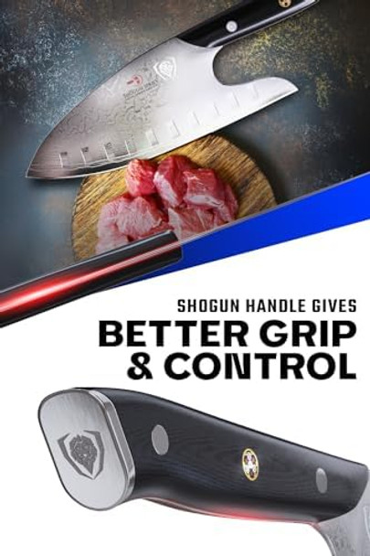 Dalstrong Guardian Chef Knife - 8 Inch - Shogun Series Elite - Ergonomic Design - Limits Fatigue - Japanese Aus-10V Super Steel Kitchen Knife - G10 Handle Cooking Chef'S Knife - W/Sheath