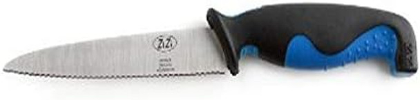 Dexas 4.5 Inch Serrated Slicing Knife With Non-Slip Grip
