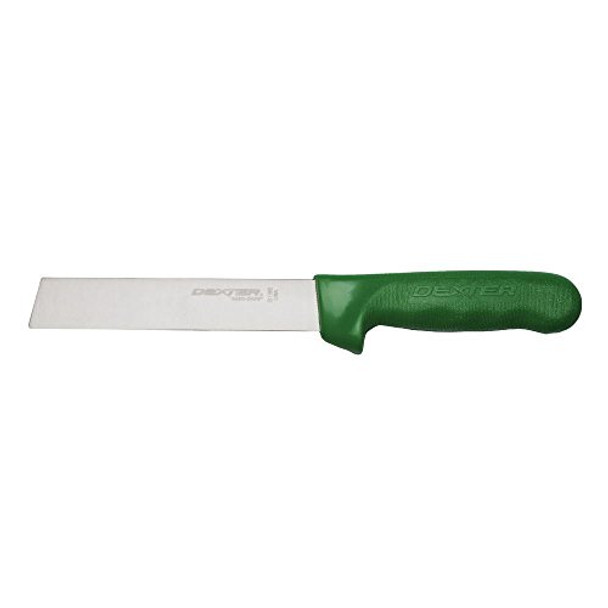 Dexter Sani-Safe® Stainless Steel Produce Knife With Green Polypropylene Handle - 6"L Blade