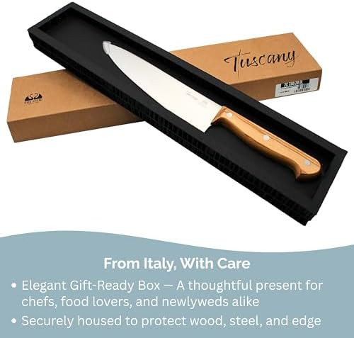Due Cigni Cutlery Tuscany Chef Knife 20 Cm (7.9 Inch) Stainless Steel