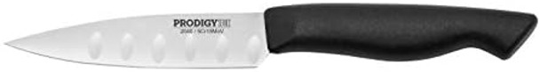 Ergo Chef Prodigy Series 4-Inch Paring Knife With Hollow Grounds On Blade High Carbon Stainless Steel Kitchen Knife Ergonomic Comfort Handle Black