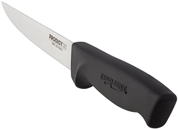 Ergo Chef Prodigy Series 6-Inch Wide Boning Knife - High Carbon Stainless Steel Semi-Stiff Blade With Ergonomic Non-Slip Handle For Precise Meat Deboning