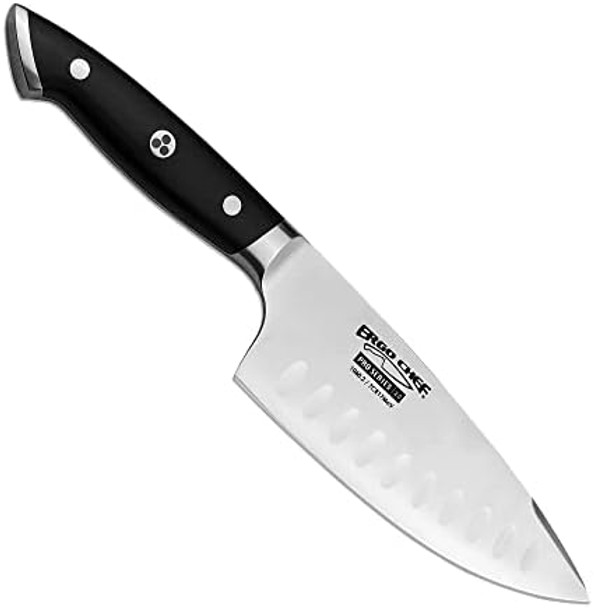 Ergo Chef Pro Series 2.0 6-Inch Chef'S Knife - Forged 7Cr17Mov High Carbon Stainless Steel Blade Ergonomic Black Pakkawood Handle For Unparalleled Cooking Performance