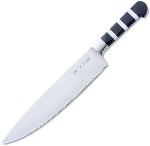 F. Dick - 1905 Chef’S Knife - Kitchen Knife With 10.2’’ Steel & 56 Hrc - Ideal For Any Kitchen - Versatile - Nsf - Ultra Sharp - Ergonomic Handle - High Carbon - Made In Germany