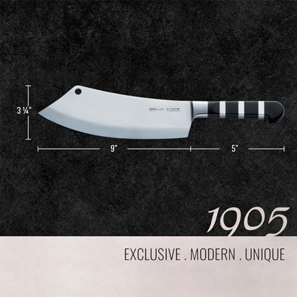 F. Dick – 1905 Chef Knife Ajax - Kitchen Knife With 8.7" Blade & 56 Hrc - Ideal For Meat & Poultry - Stainless Steel - Antique Blade Shape - Ultra Sharp - Ergonomic Handle