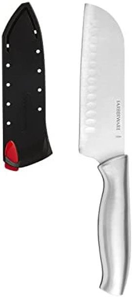 Farberware Edgekeeper Self-Sharpening Santoku Knife 5-Inch Stainless Farberware Edgekeeper Self-Sharpening Santoku Knife 5-Inch Stainless