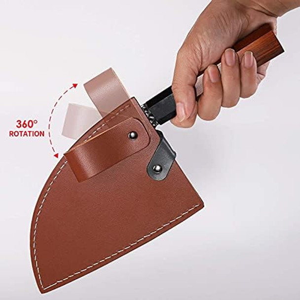 Findking Dynasty Series 6.5" Serbian Cleaver And 8" Chefs Knife High Carbon Clad Steel Octagonal Handle Kitchen Cook'S Knives