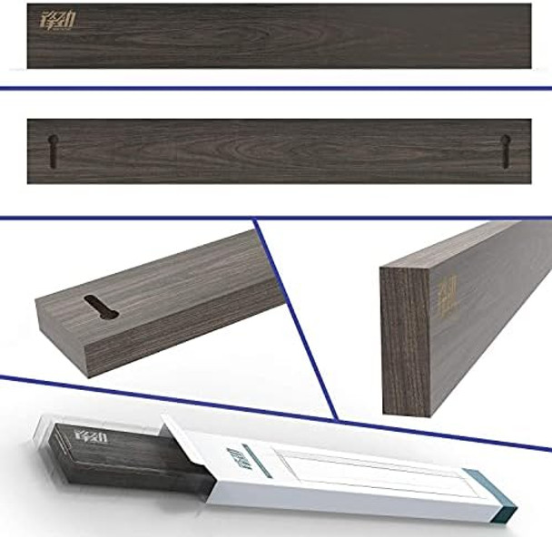 Findking 4Pcs Knife Set Dynasty Series-3 Layer 9Cr18Mov Clad Steel W/Octagon Handle Chef'S Knife With 18'' Acacia Wood Magnetic Knife Strip