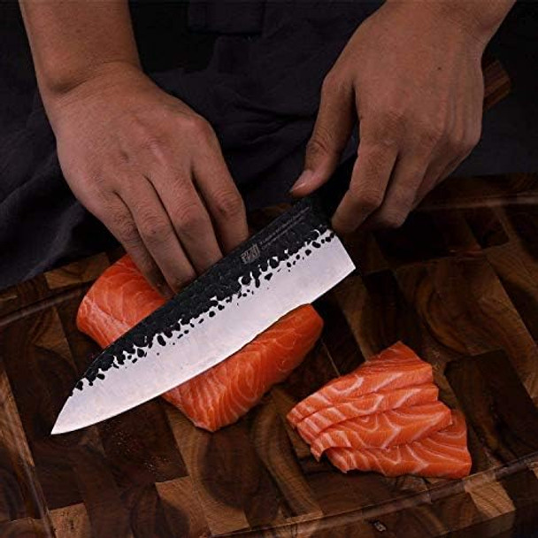 Findking 5 Inch Utility Knife 7 Inch Nakiri Knife 8 Inch Chef Knife 9 Inch Kiritsuke Knife Dynasty Series-3 Layer 9Cr18Mov Clad Steel W/Octagon Handle Gyuto Knife
