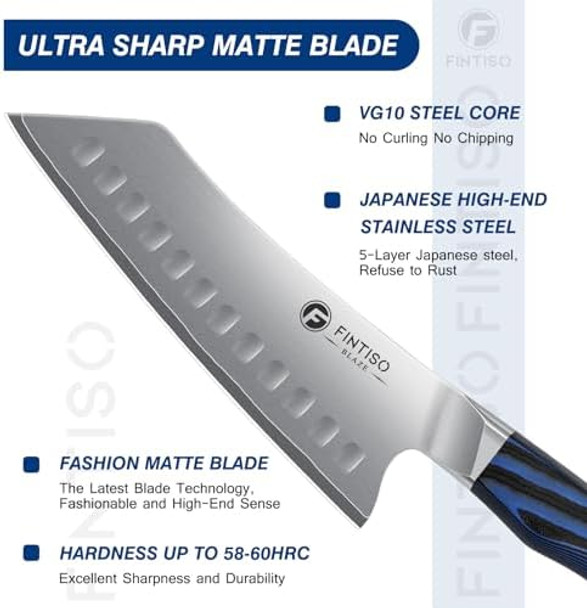 Professional Chef Knife High-End Kitchen Knife With G10 Handle Ultra Sharp 5 Layer Japanese Stainless Steel Cooking Knife