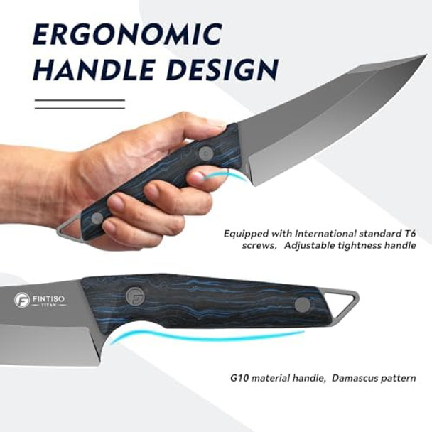 Premiun Kitchen Knife Chef Knife With G10 Handle Sharp Knife For Meat Cutting For Home Kitchen