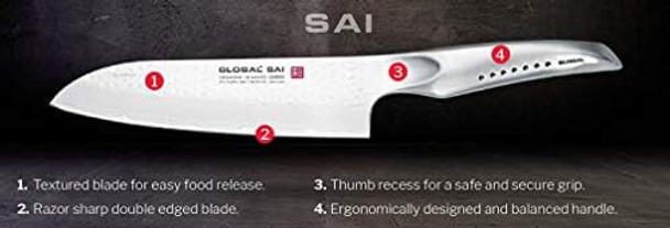 Global Sai Sai-M06-6" Vegetable Knife Global Sai Sai-M06-6" Vegetable Knife