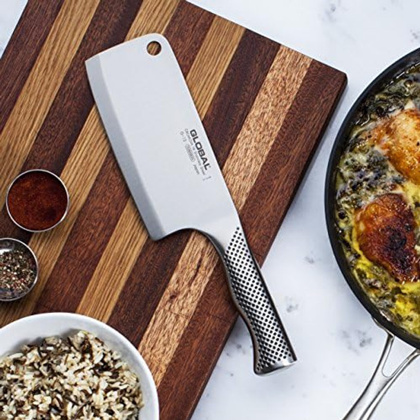Global G-12 6 1/4" Meat Cleaver