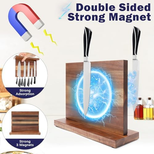 Magnetic Knife Holder Wooden Knife Magnetic Strip Magnetic Knife Block With Strong Magnets Kitchen Knives Organizer Tools No Drilling Magnetic Knife Holder Wooden Knife Magnetic Strip Magnetic Knife Block With Strong Magnets Kitchen Knives Organizer Tools No Drilling