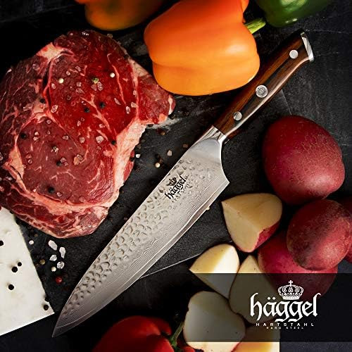 Professional Chef Knife For All-Around Food Preparation Ultra-Sharp 8 Inch Kitchen Knife Hand Hammered Vg10 Stainless Steel Knife Best s For Chefs