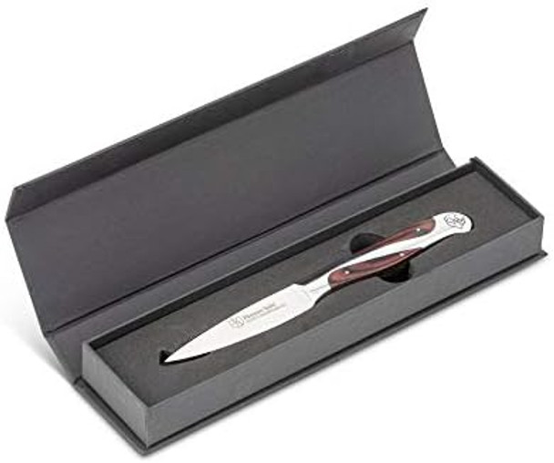 Hammer Stahl 3.5 Inch Paring Knife Versatile Fruit Knife For Garnishing Peeling And More Small Kitchen Knife For Vegetables And Fruits Ergonomic Quad-Tang Pakkawood Handle & Box