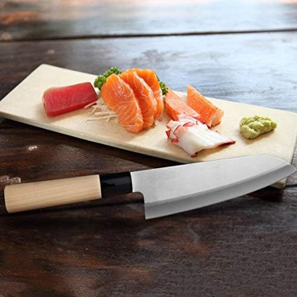 Happy Sales Hssr100 Japanese Kitchen Cooking Chef Sushi Santoku Knife