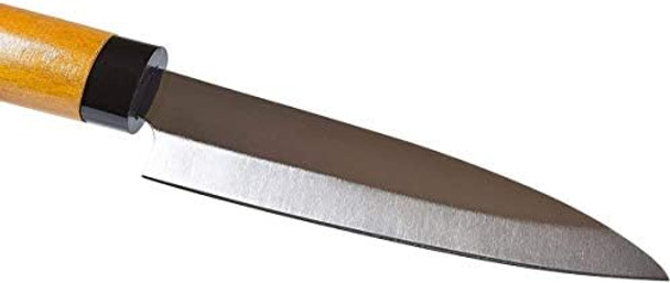 Happy Sales Hsst-100 Japanese Paring Knife With Sheath Natural