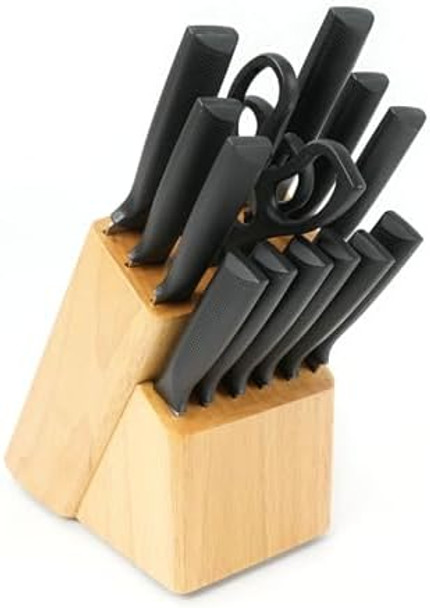 Hawok 15-Piece Kitchen Knife Block Set Hawok 15-Piece Kitchen Knife Block Set