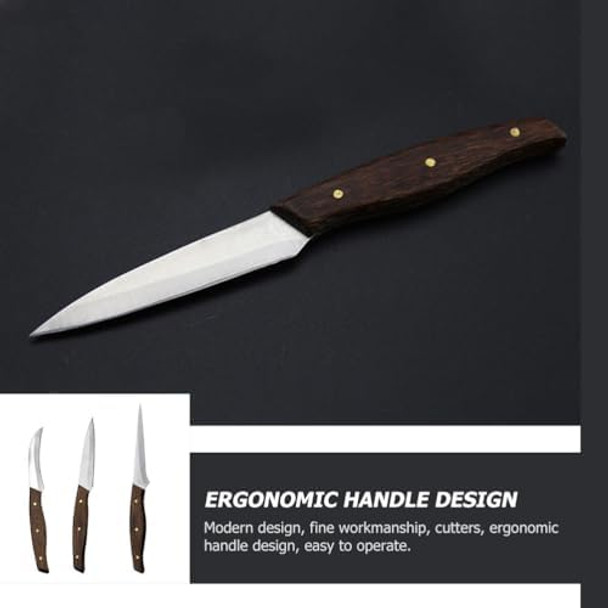 Hemoton Vegetable Fruit Carving Knife Diy: Professional Chef Knife Food Fruit Paring Knife Kitchen Tool Utensils 1 Set