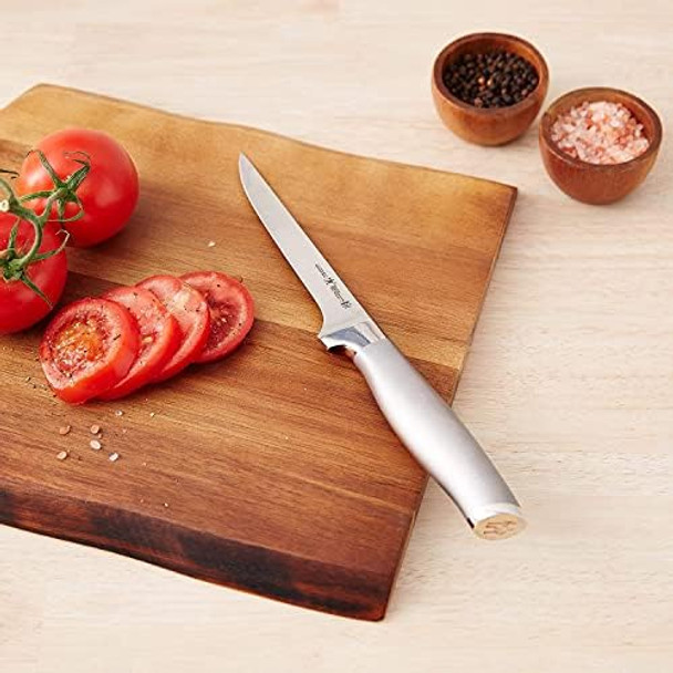 Henckels Modernist Razor-Sharp 5.5-Inch Boning Knife German Engineered Informed By 100+ Years Of Mastery Black/Stainless Steel