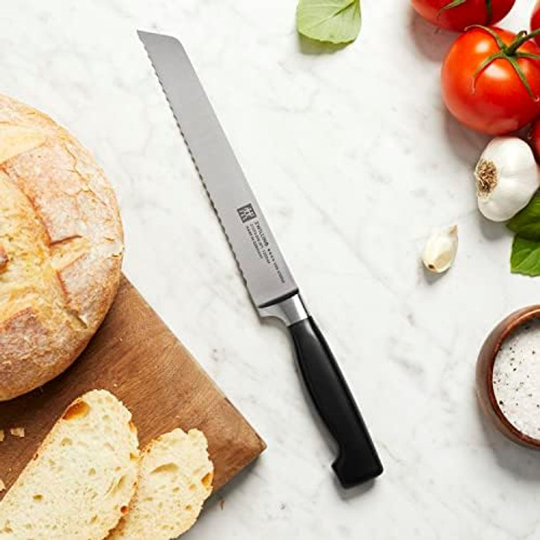 Zwilling J.A. Henckels Twin Four Star 8-Inch High Carbon Stainless Steel Bread Knife