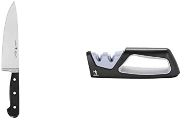 Henckels 8 Inch Chef'S Knife & 7.7 X 8.5 Knife Inch Sharpener