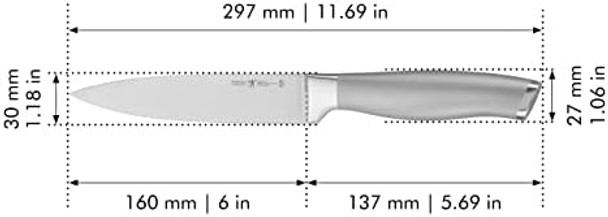 Henckels Classic Precision Razor-Sharp 6-Inch Utility Knife Tomato Knife German Engineered Informed By 100+ Years Of Mastery Henckels Classic Precision Razor-Sharp 6-Inch Utility Knife Tomato Knife German Engineered Informed By 100+ Years Of Mastery