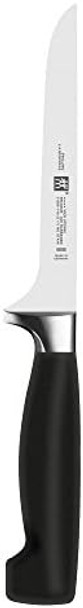 Zwilling Four Star 5.5-Inch Razor-Sharp German High Carbon Stainless Steel Boning Knife Made In Company-Owned German Factory With Special Formula Steel Perfected For Almost 300 Years Dishwasher Safe