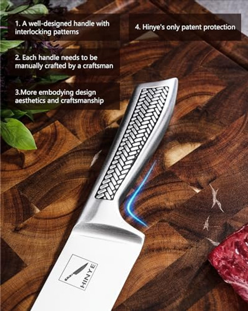 8 Inch High Carbon Stainless Steel Chef Knife - Sharp Kitchen Knife With Unibody Design Ideal For Family & Restaurant Use Presented In A Box 8 Inch High Carbon Stainless Steel Chef Knife - Sharp Kitchen Knife With Unibody Design Ideal For Family & Restaurant Use Presented In A Box