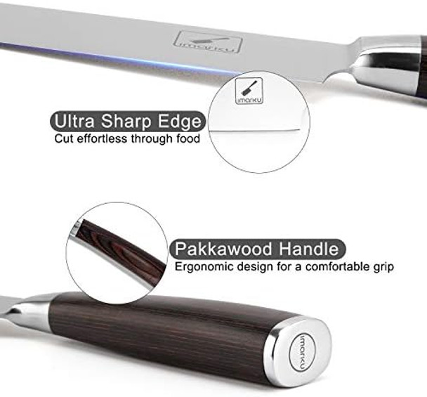 Imarku Chef Knife - 8 Inch Home Essentials Sharp Kitchen Knife And 8 Inch Damascus Chef Knifeergonomic Handle