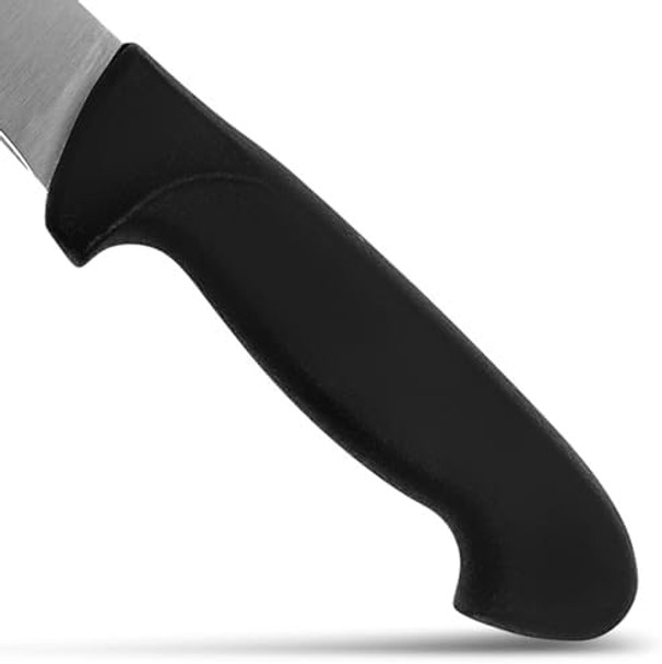 8-Inch Carving Knife Large Stainless Steel Kitchen Knife With Durable Handle Ideal For Meat And Deli