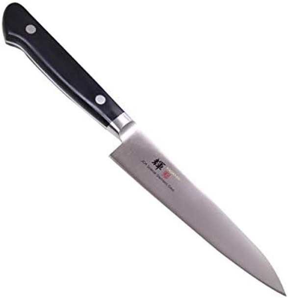 Kagayaki Japanese Chef’S Knife Kg-1Es Professional Petty Knife Vg-1 High Carbon Japanese Stainless Steel Pro Kitchen Knife With Ergonomic Pakka Wood Handle 4.7 Inch