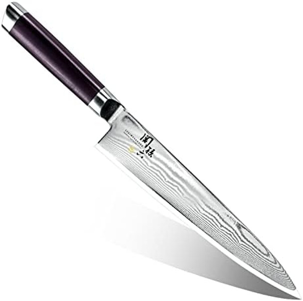 Kai Seki Magoroku Damascus Small Santoku Knife 145Mm (Ae-5201)