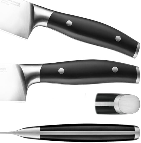 Arcelor Cleaver Knife 7 Inch Meat Cleaver Knife- German Steel Butcher Knife With Abs Ergonomic Handle Ultra Sharp And 3.7Mm Thick Blade For Home/Restaurant