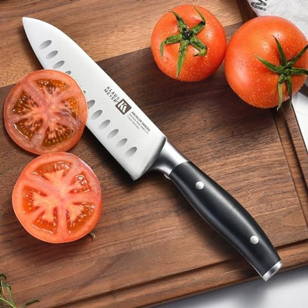 Arcelor Exclusive German Steel 7 Inch Santoku Knife Arcelor Exclusive German Steel 7 Inch Santoku Knife